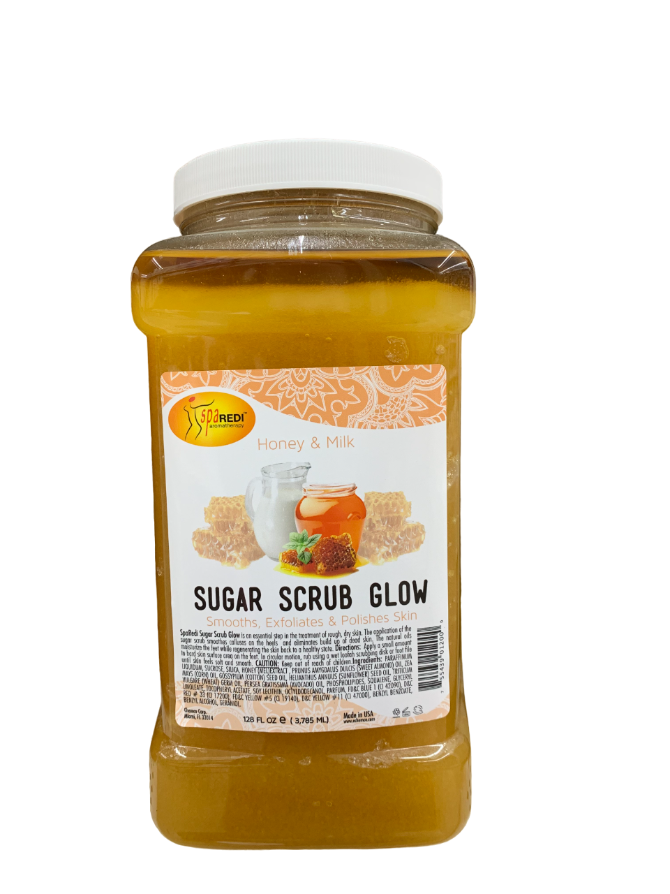 SpaRedi Sugar Scrub Glow Honey and Milk